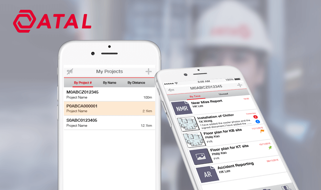 ATAL — Project Assistant application screens